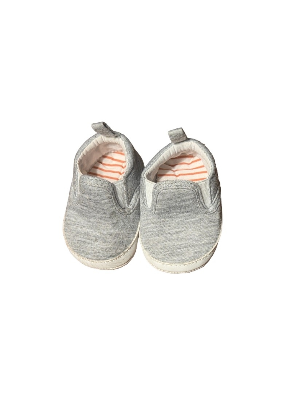 Carter's Light Gray Slip-On Baby Canvas Shoes